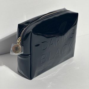 YSL daring black Pat leather beauty pouch